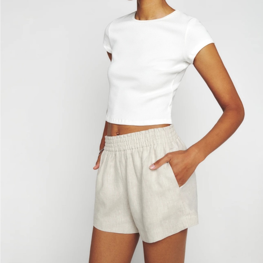 Reformation Mila linen short